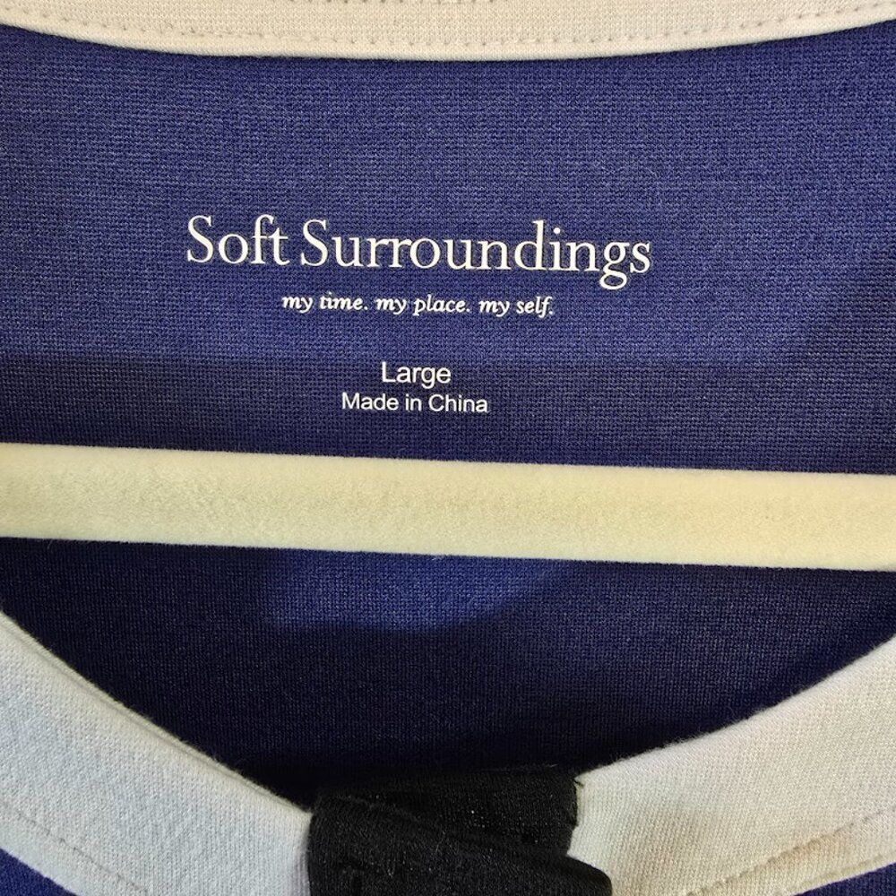 Soft Surroundings Colorblock Snap Button Front Ja… - image 2